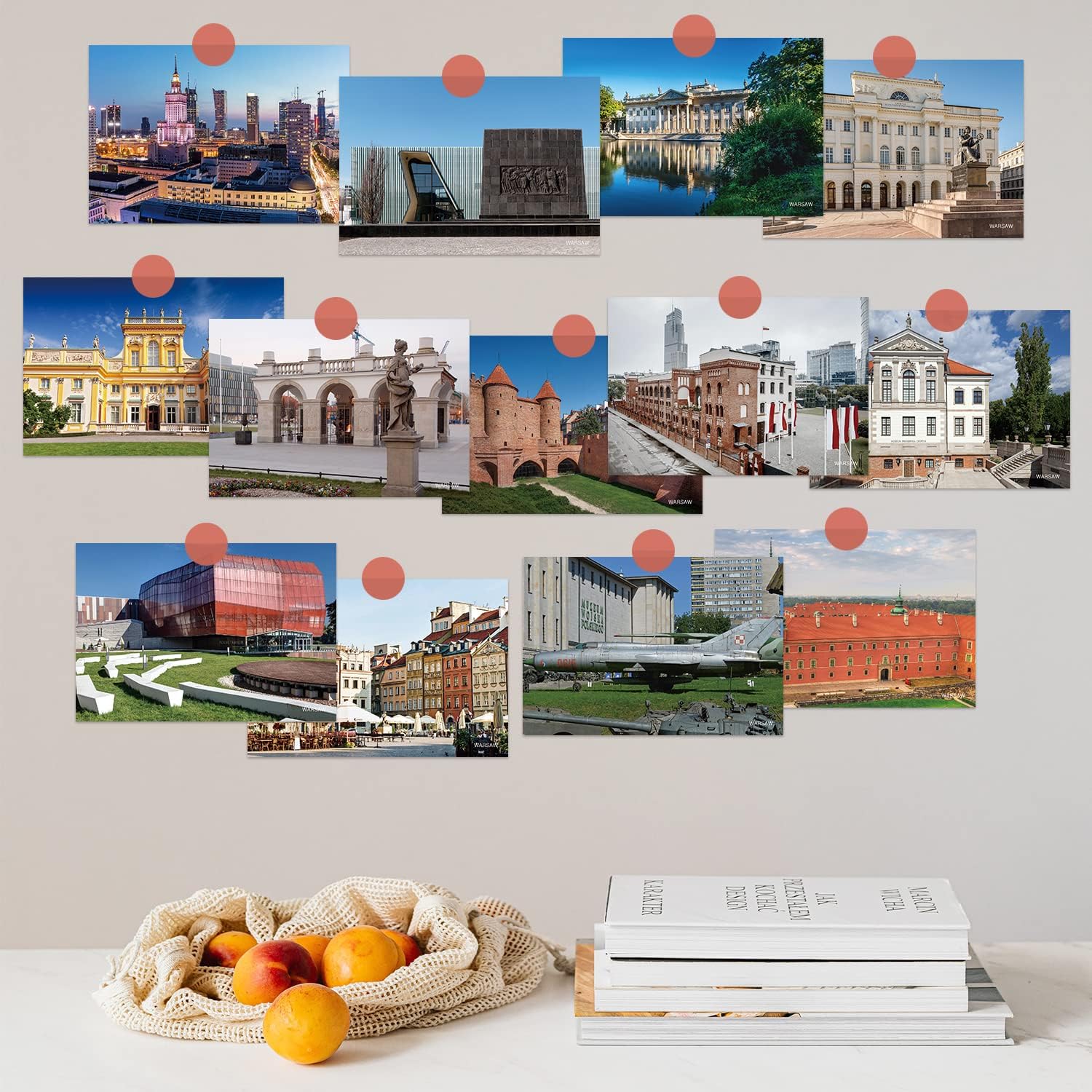 xtvinvm ワルシャワ ポーランド ヨーロッパ 世界中からの旅行はがき ヴィンテージポストカード 郵送 ビジネス クリスマス ホ