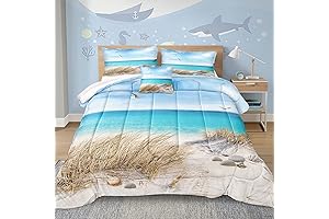 Move Over Blue Ocean Comforter Set King