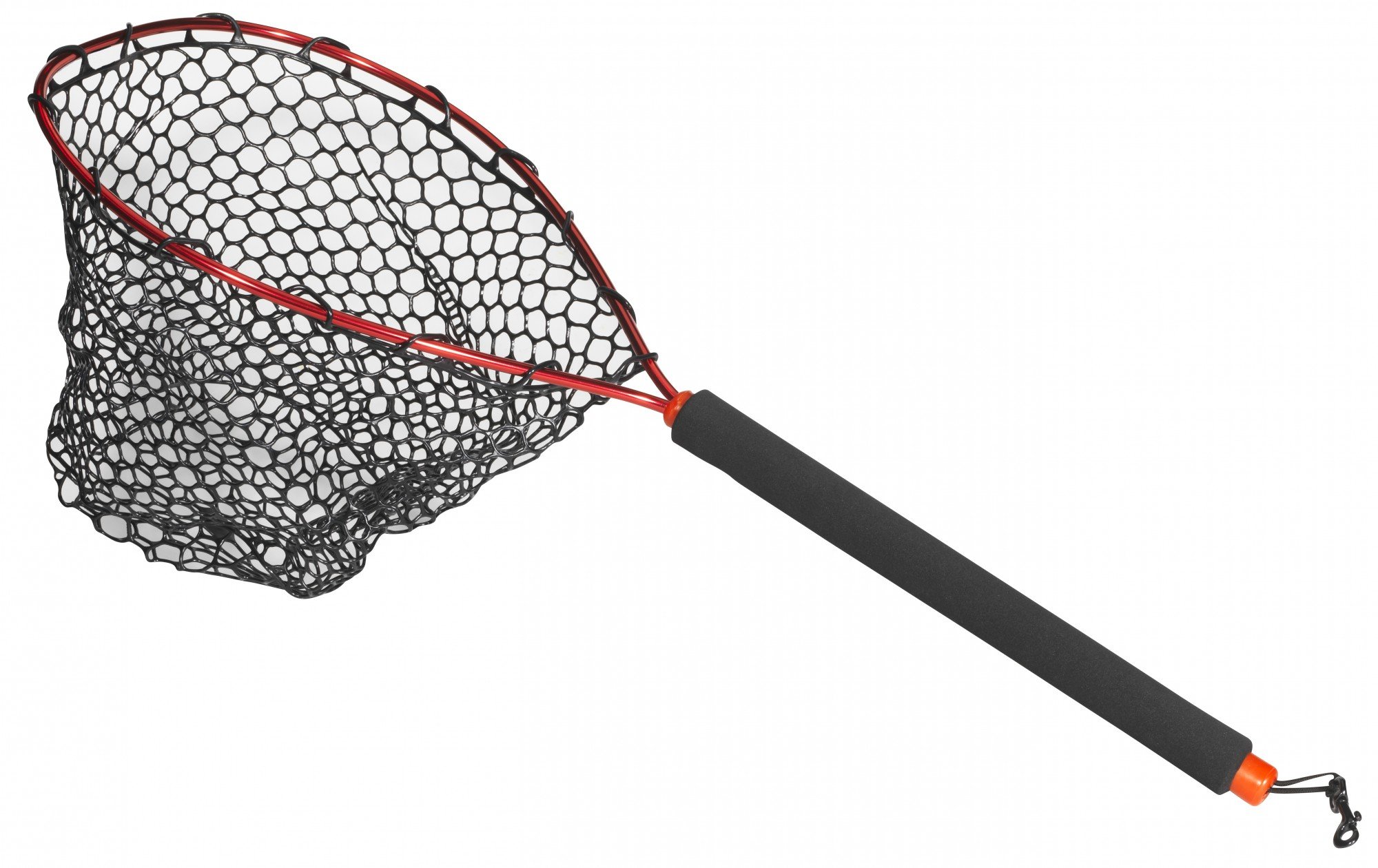 Berkley Épuisette de Pêche Extended Kayak Net Lunghezza 76 cm Dimensioni 30x35x28 cm Colore Rosso-Nero Carpe Truite Télescopique Mer