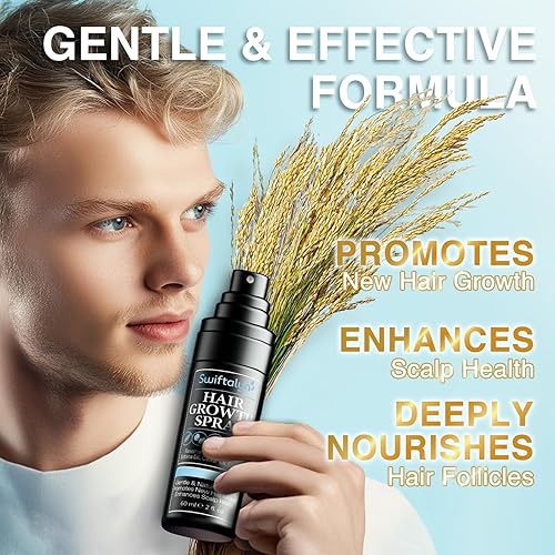 Miniatura 2 de Suero natural para el crecimiento del cabello para hombres aceite para el cabello y el cuero cabelludo con romero, aceite de batana, agua de arroz,