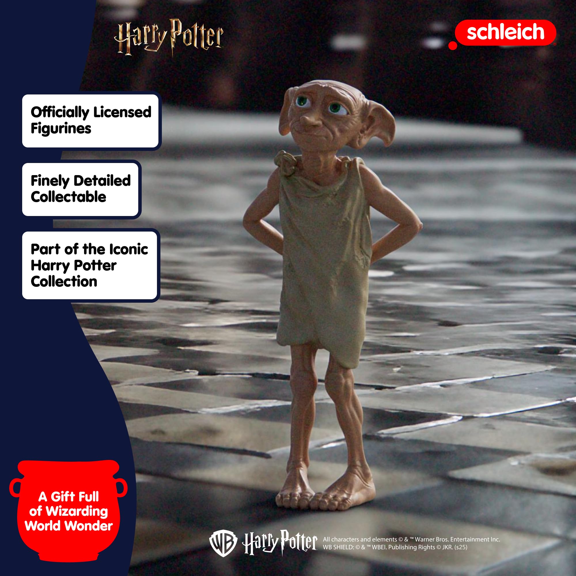 schleich HARRY POTTER | Zgredek 13985 | realistyczna figurka | do zabawy, dekoracji lub kolekcji | świetny prezent dla dzieci i kolekcjonerów | figurka od 6 lat | 3 x 4 x 8 cm