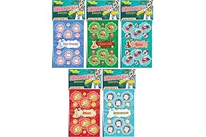 Just For Laughs Dr. Stinky's Scratch N Sniff Hamburger Stickers