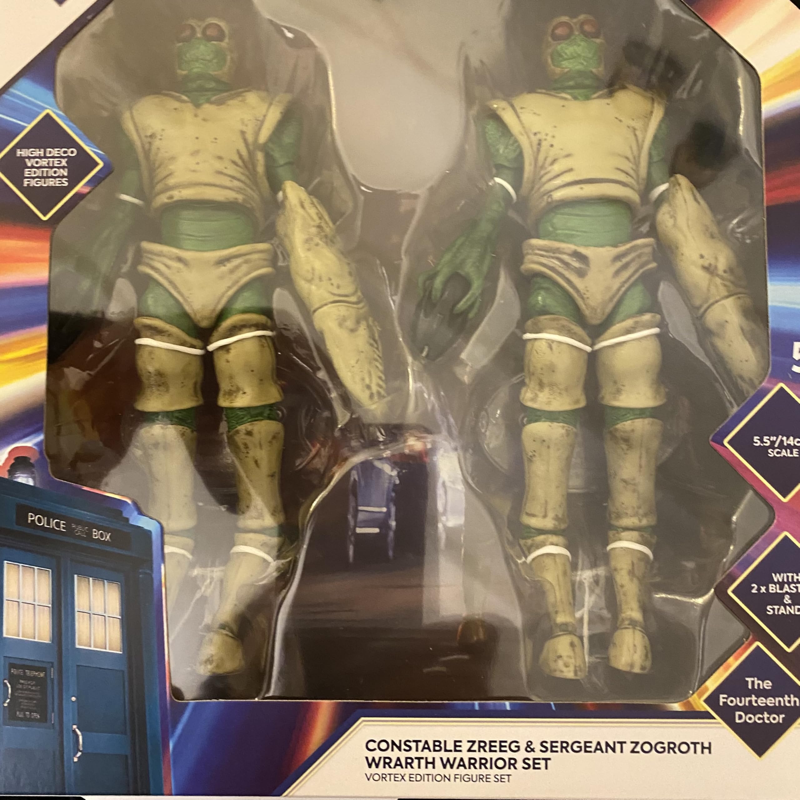 Doctor who Constable Zereeg and Sergeant Zogroth wrarth warrior set