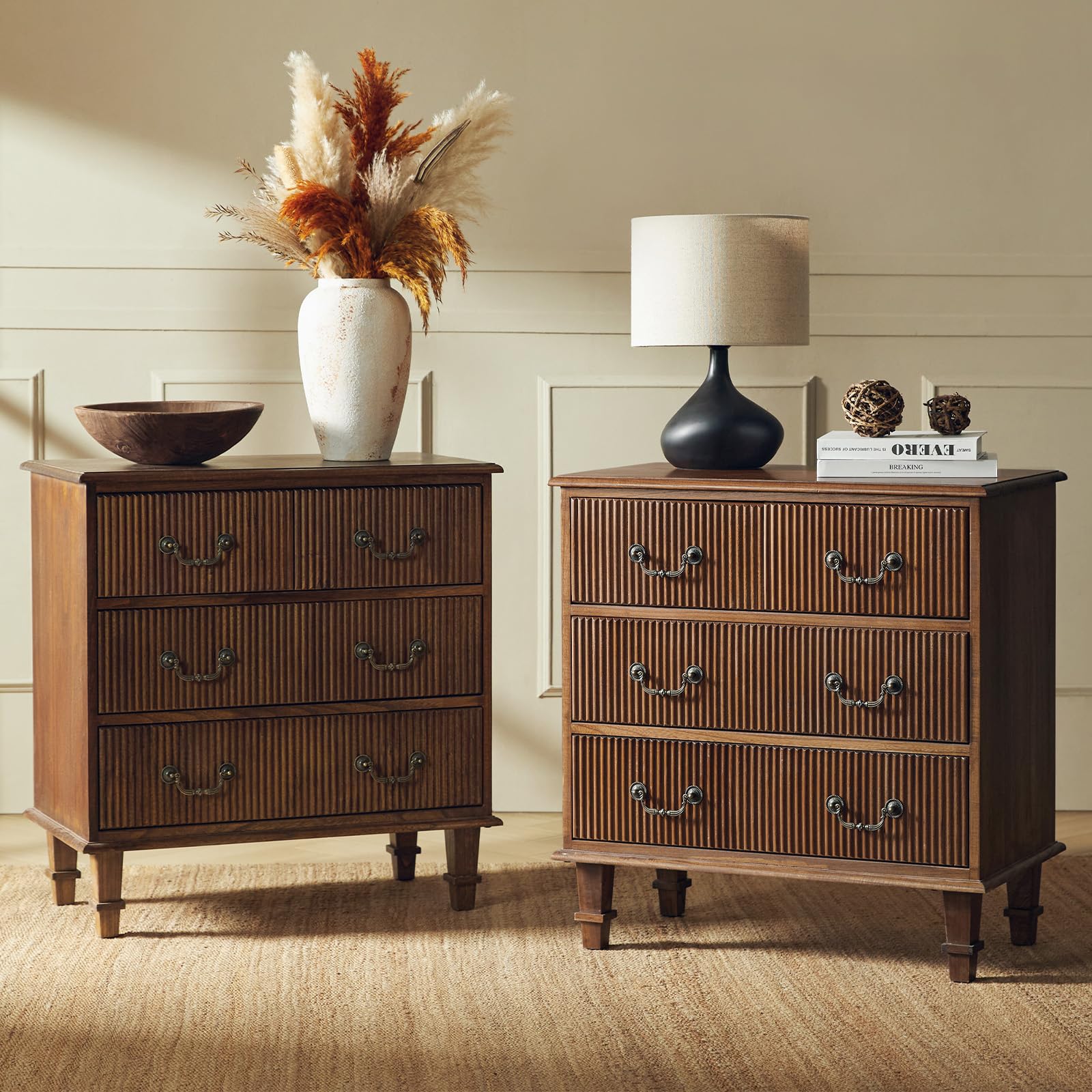 HULALA HOME French Country End Table Set