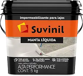 Manta Líquida Impermeabilizante Lajes Calhas e Telhados - Suvinil 5kg