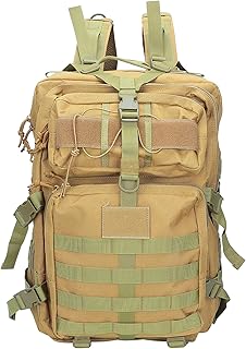 Mochila de caminhada, bolsa de montanhismo, mochila resistente à prova d'água com zíper para escalada, montanhismo, pesca, viagem e ciclismo