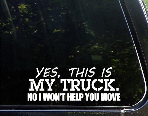 Sí, este es mi camión, no te ayudaré a moverte.