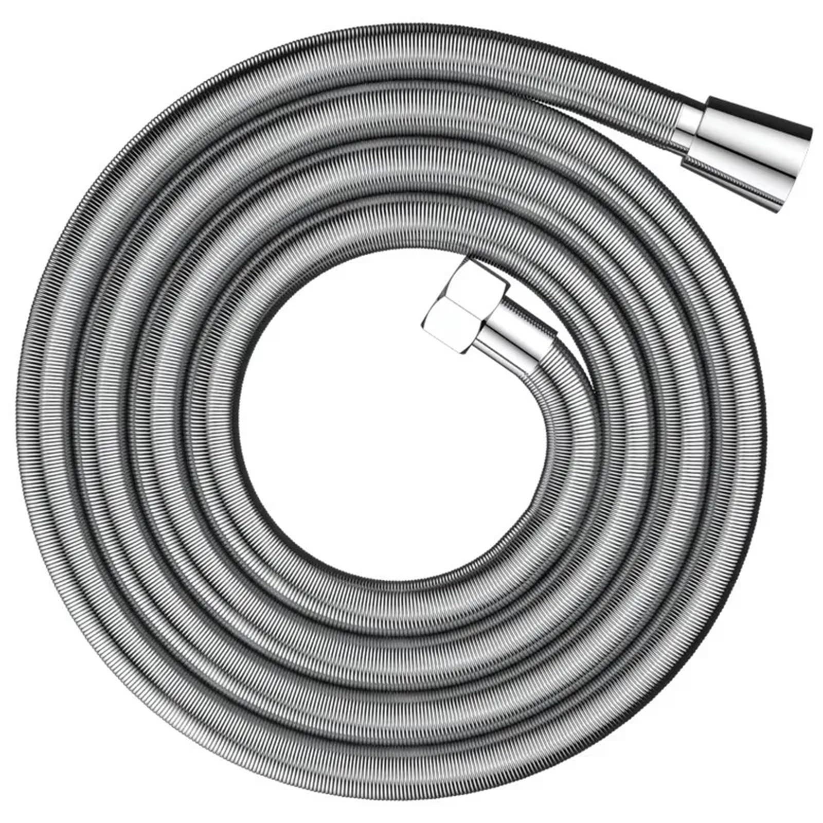 1.2M/1.5M/2M Stainless Steel Flexible Shower Hose High Pressure Extension Plumbing Pipe Encryption Tube Bathroom Accessories for Bathroom Fittings(1.5M)