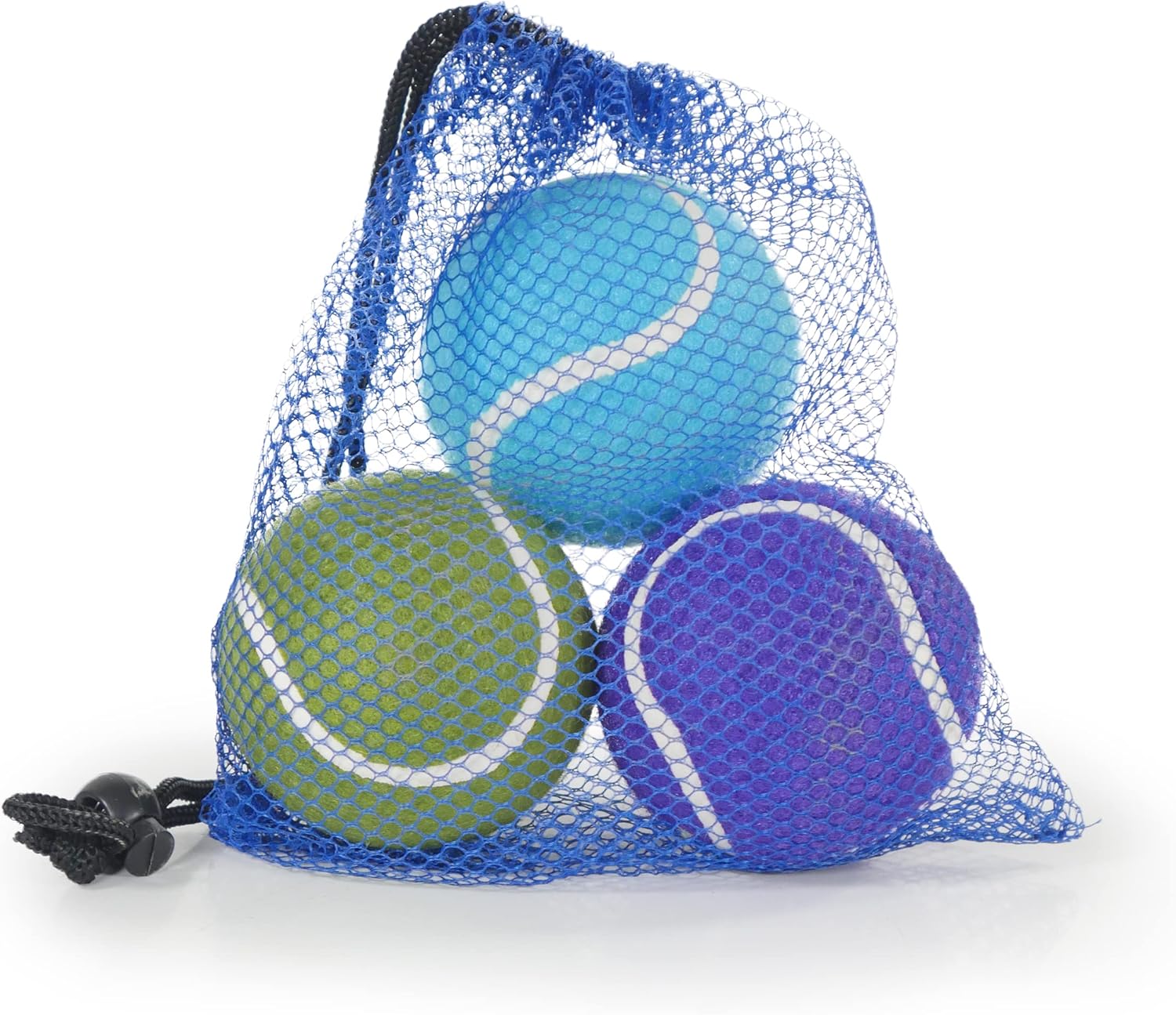 Rosewood Battersea Tennis Balls Dog Toys, 3PCS, Blue & Green, 6.5cm x 6.5cm, Durable - Image 3