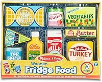 Vista 6 de Melissa & Doug, conjunto de alimentos de nevera, Anaranjado