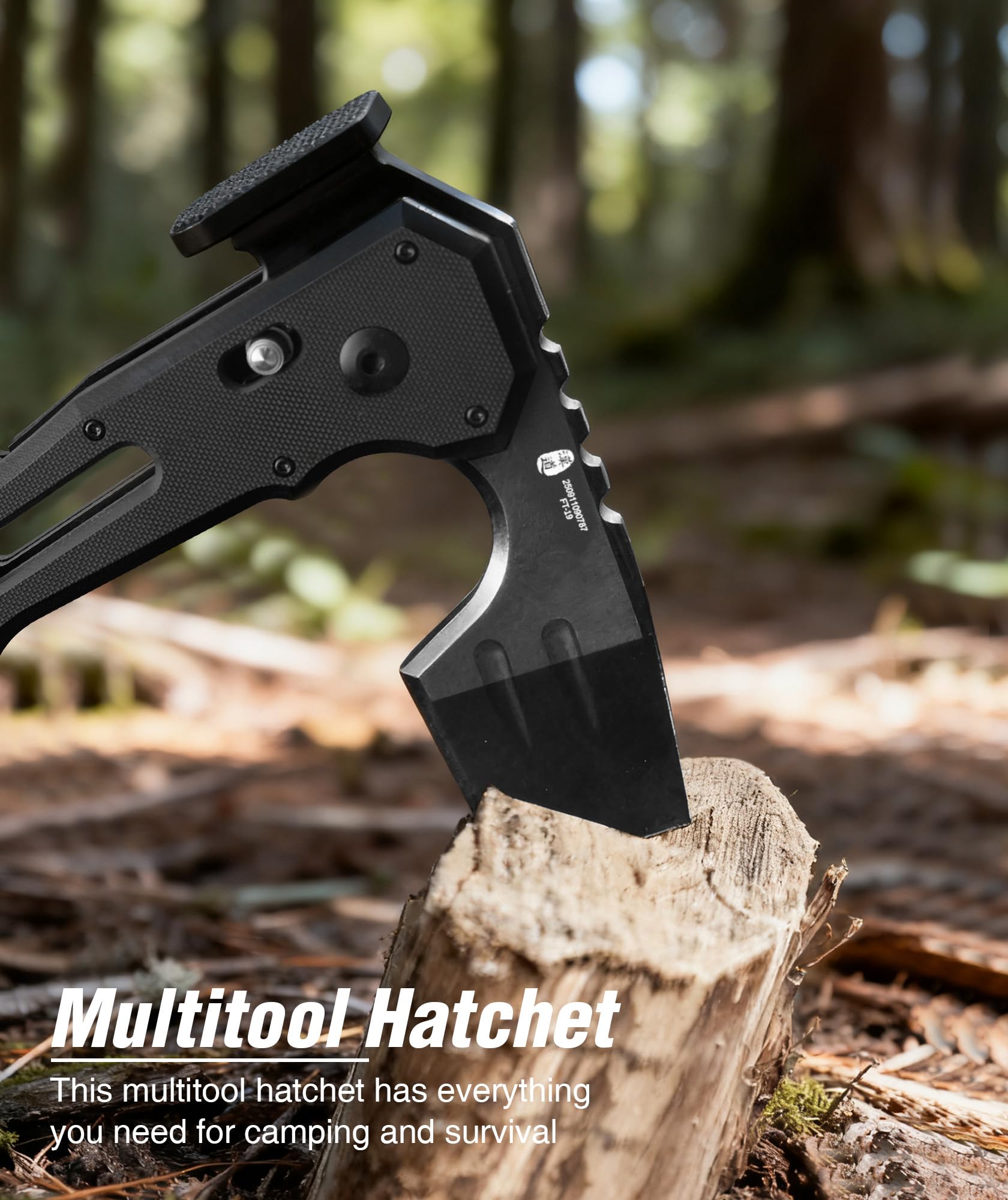 Amazon.com : HX OUTDOORS Folding Hatchet Axe Survival Multitool