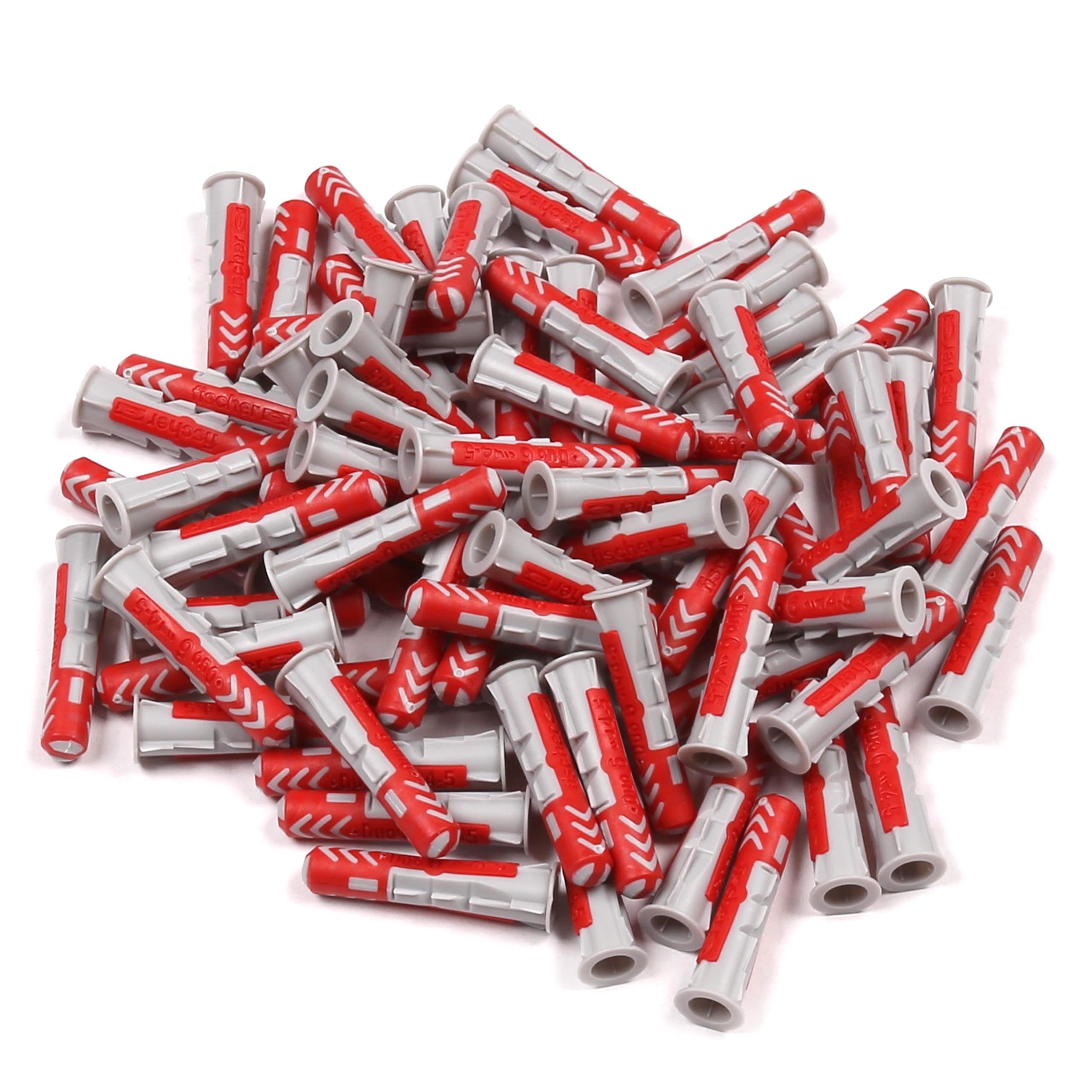 Sarcia.eu Multicolore Fischer Duopower Universal Plugs 6X30mm - 50 Pieces