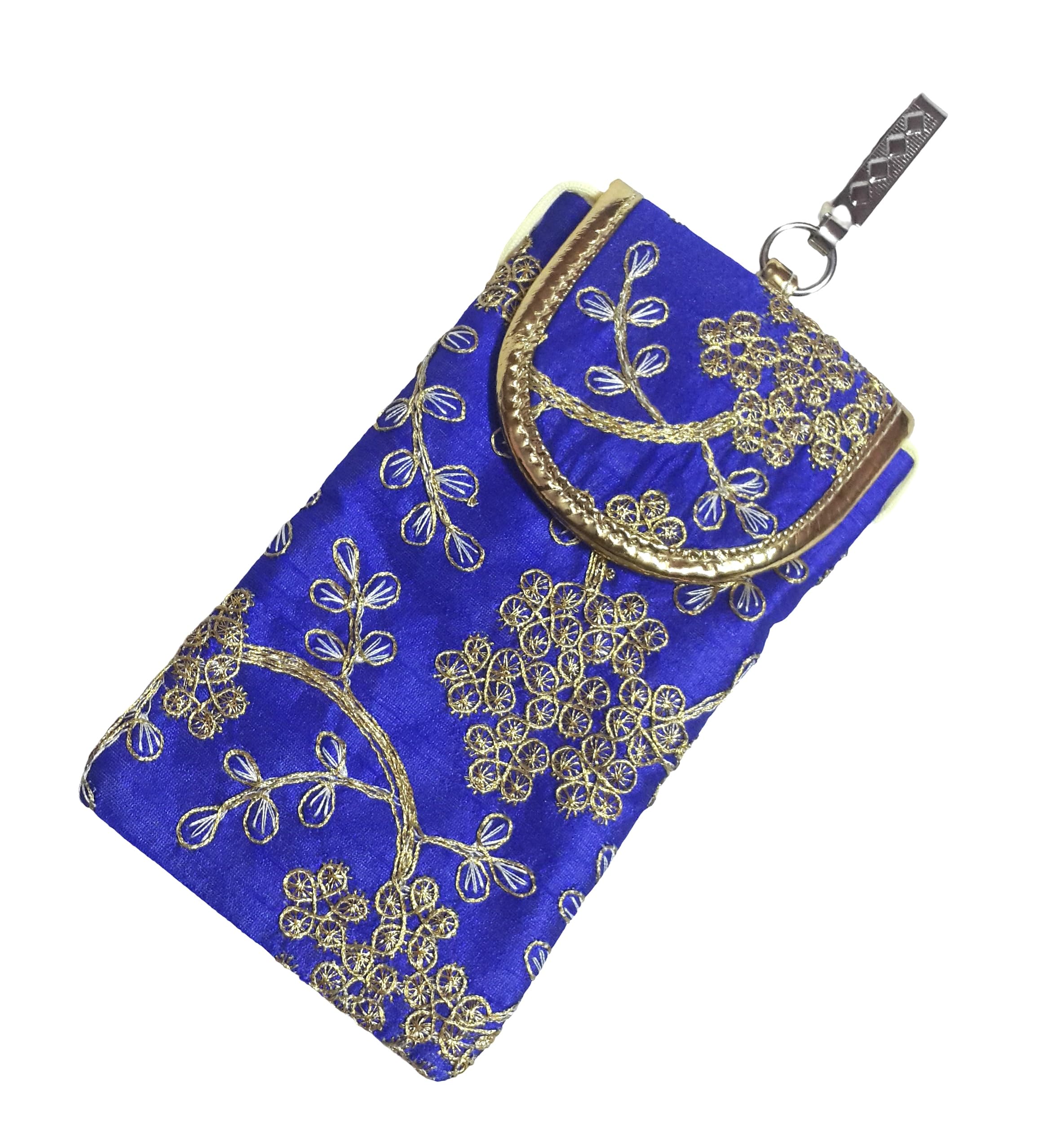 SUMERA WARQ Fancy Embroidered Mobile Pouch Cover for Women Designer Multicolor Handmade Ethnic with Sling & Clip (Black) (B0DDHYTQYW) Amazon Price History, Amazon Price Tracker