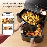 COSORI Air Fryer, 3.8L with 7 Customize Functions, Up to 230℃, 1500W, 1-3 Portions, Oven with App Control, 110+ Online Cookbook, Dishwasher Safe, White - 6
