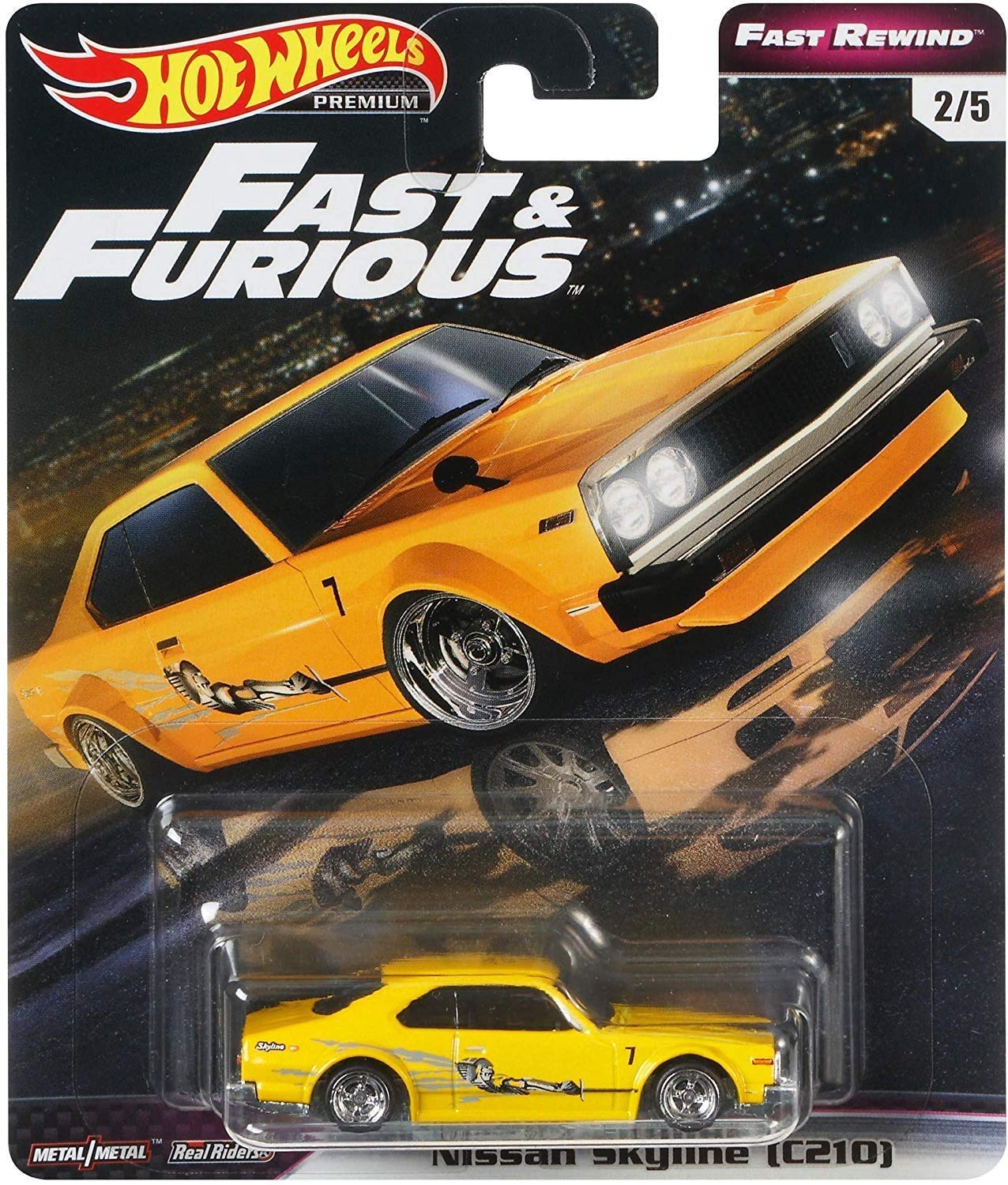Amazon.com: HW F&F Fast Rewind Nissan Skyline (C210) 2/5 : Toys