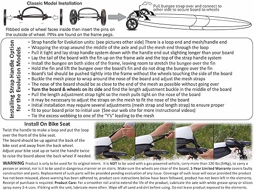 Miniatura 8 de SUP Wheels Asa de correa - Mango de remolque para bicicleta