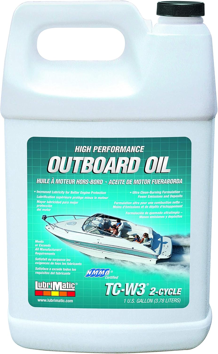 LubriMatic 11592 TC-W3 High Performance Outboard Motor Oil - 1 Gallon