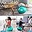 Core Balance Exercise Ball for Workouts, Anti-Burst and Slip Resistant, Swiss Yoga Ball for Pregnancy, Stability, Fitness and Physical Therapy, 4 Sizes, with Pump (25 / 65cm Teal)
