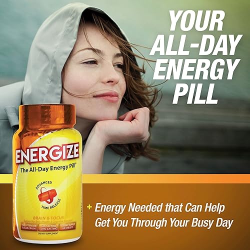 Miniatura 5 de iSatori Energize Brain & Focus Píldoras de Cafeína - Píldoras de Energía de Acción Rápida Todo el Día, Potenciador Cerebral, Suplemento de Energía y
