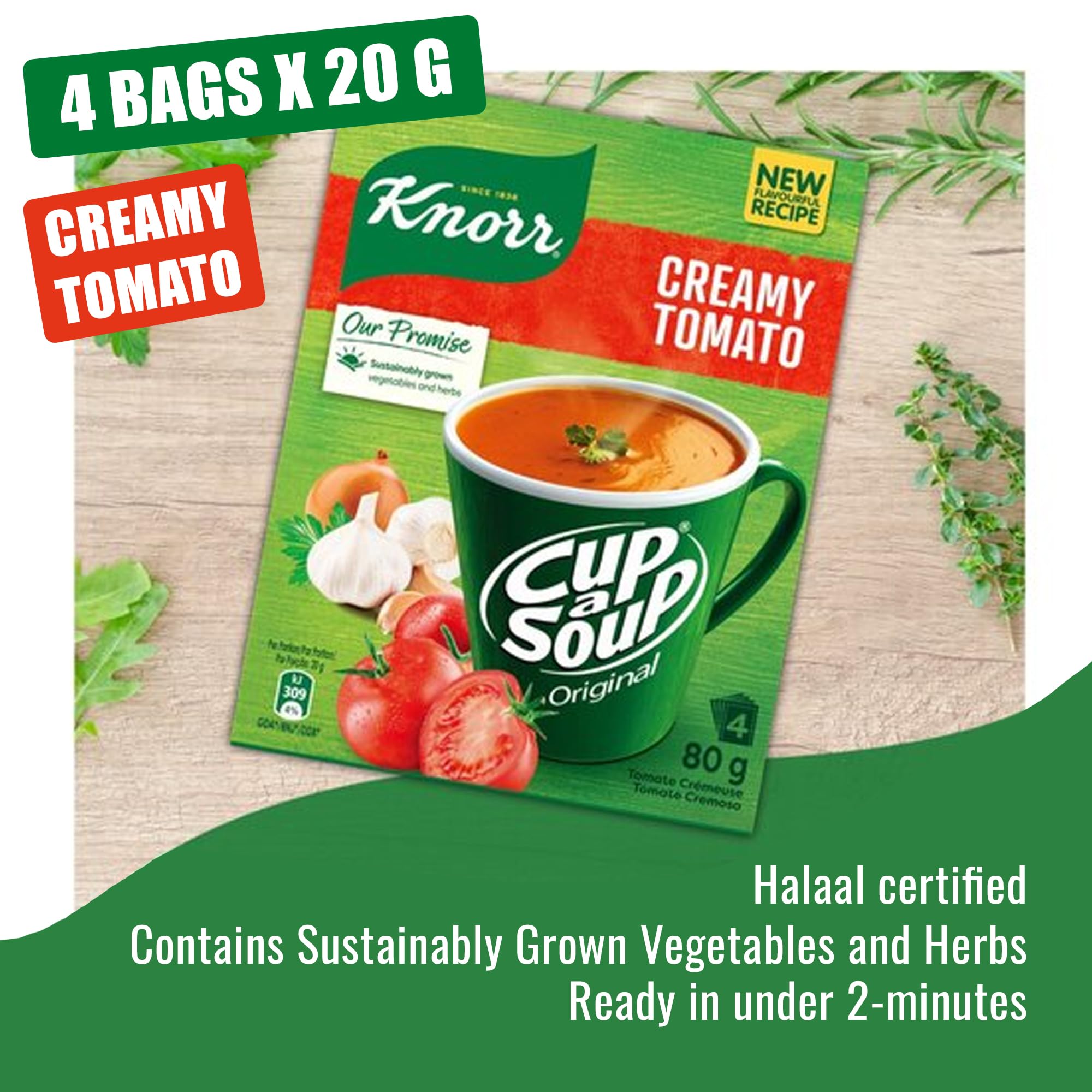 Cup-a-Soup Variety Pack Bundle - Includes Chicken Noodle, Creamy Mushroom, and Creamy Tomato Instant Soups - Quick and Wholesome Meals