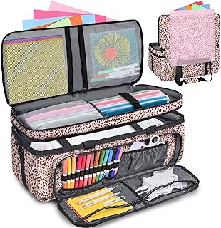 IMAGINING Tragetasche für Cricut Maker, Cricut-Tasche für Cricut-Maschine mit Abdeckung Kompatibel mit Cricut Explore Air, Air 2, Maker, Maker 3, Organisations- und Aufbewahrungstaschen,