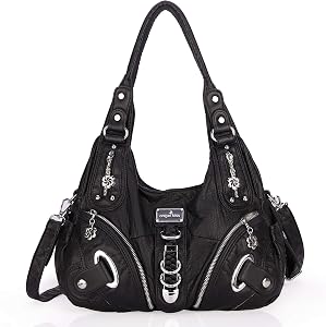 Angelkiss Purses and Handbags Hobo Shoulder Bags Top-Handle Totes Crossbody Purses for Women