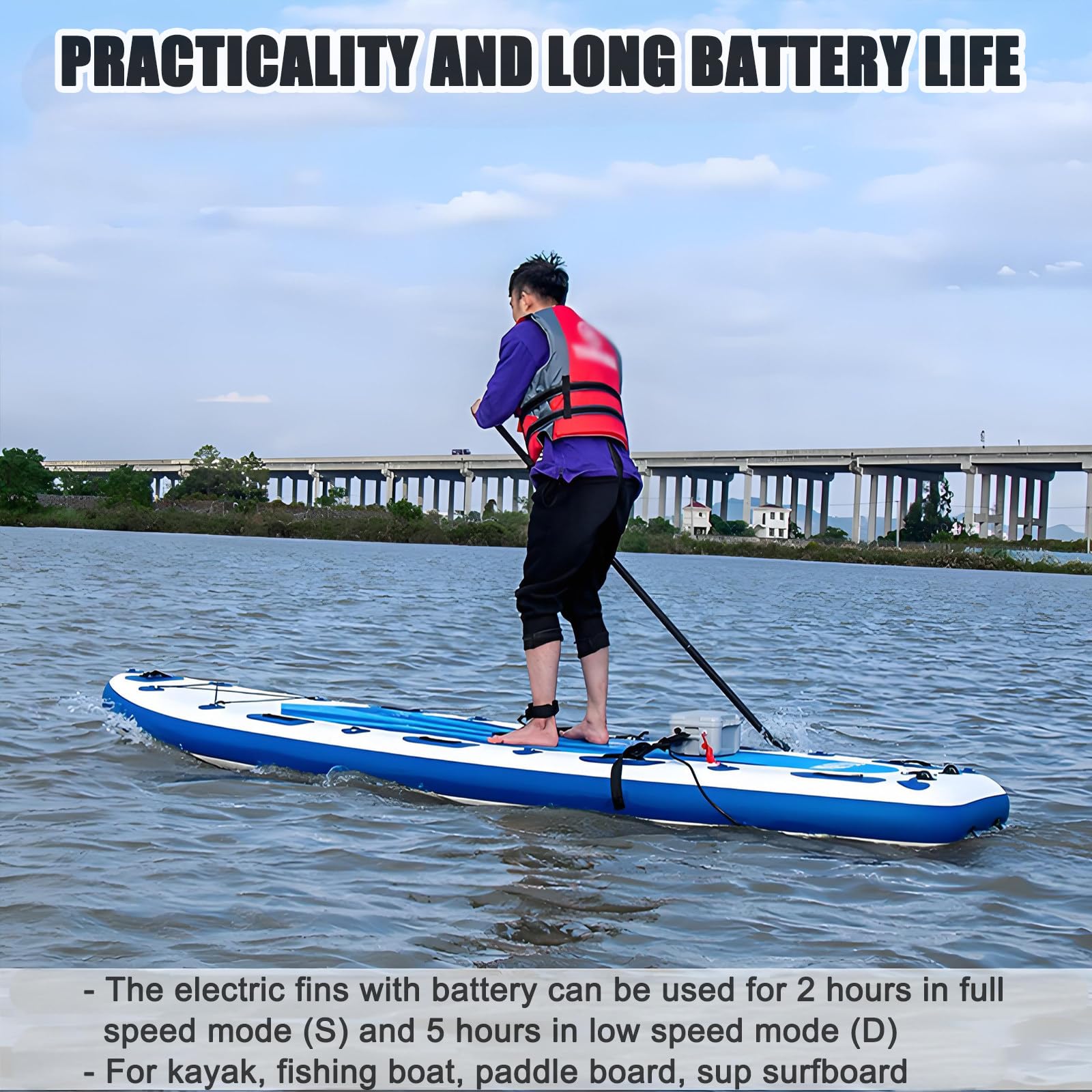 Aileron de surf électrique rechargeable Hydrofoil avec télécommande pour améliorer le surf et la planche à pagaie