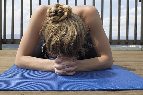 Miniatura 4 de YogaAccessories Esterilla de yoga y pilates antideslizante de alta densidad de 14" de grosor