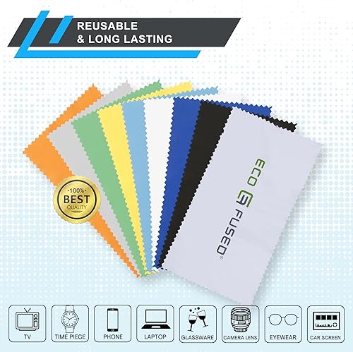 Miniatura 3 de Paños de limpieza de microfibra grande para teléfonos móviles computadoras portátiles tabletas anteojos lentes y superficies delicadas