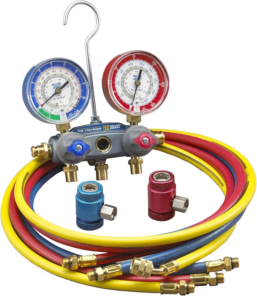 Amazon.com: Yellow Jacket Titan 2-Valve Manifold with 72