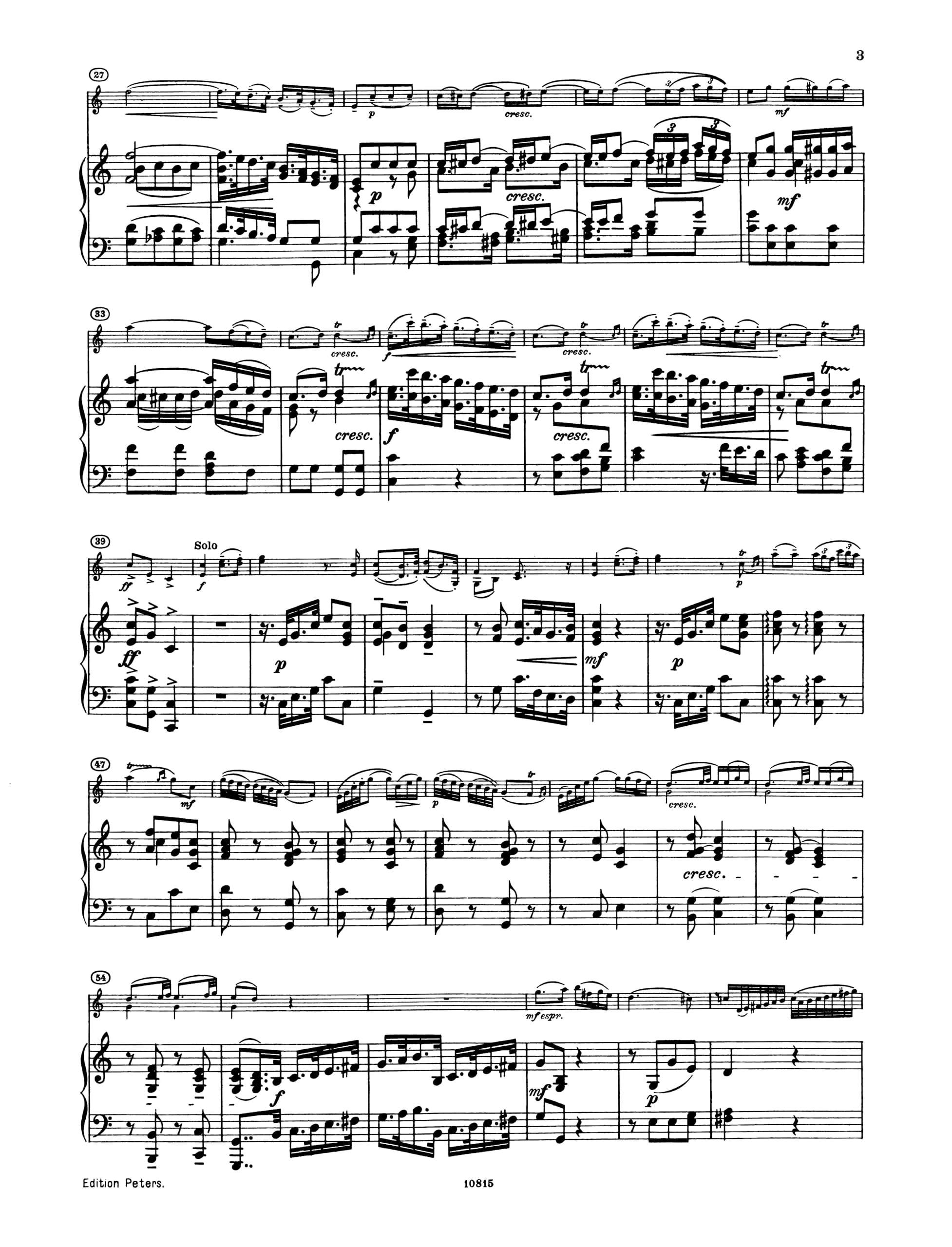 Haydn: Violin Concerto in C Major, Hob. VIIa:1 (Solo Part with Piano Reduction) - Image 4