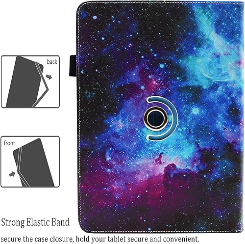 Miniatura 9 de Funda universal para tableta de 8 pulgadas, funda universal para tableta de 7 pulgadas, funda giratoria para tableta Android de 7 y 8 pulgadas,