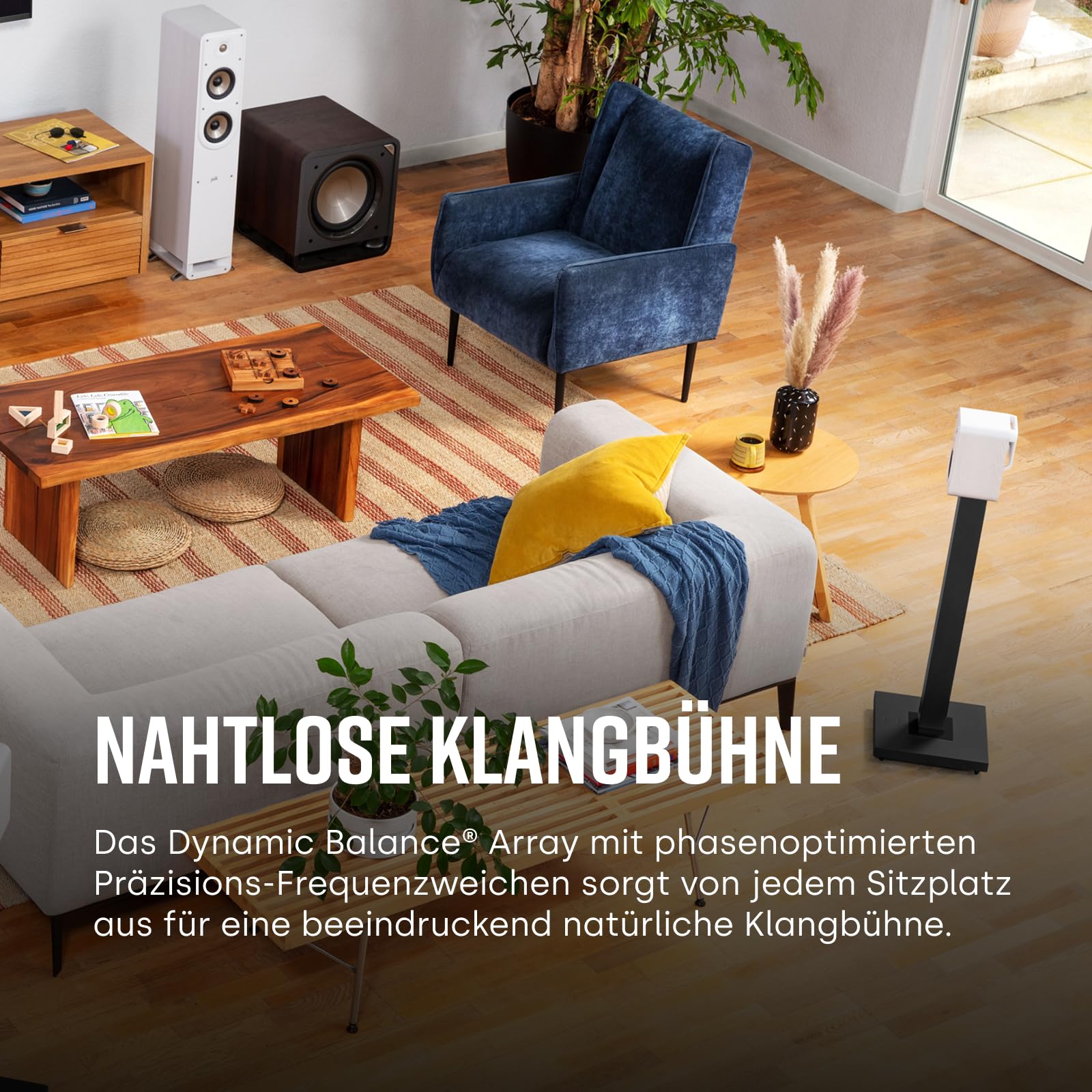 Polk Audio Signature Elite ES10 hochauflösende Surroundlautsprecher fürs Heimkino, Stereo Lautsprecher, Satelliten-Lautsprecher, HiFi, Hi-Res Zertifiziert, kompatibel mit Dolby Atmos und DTS:X (Paar)