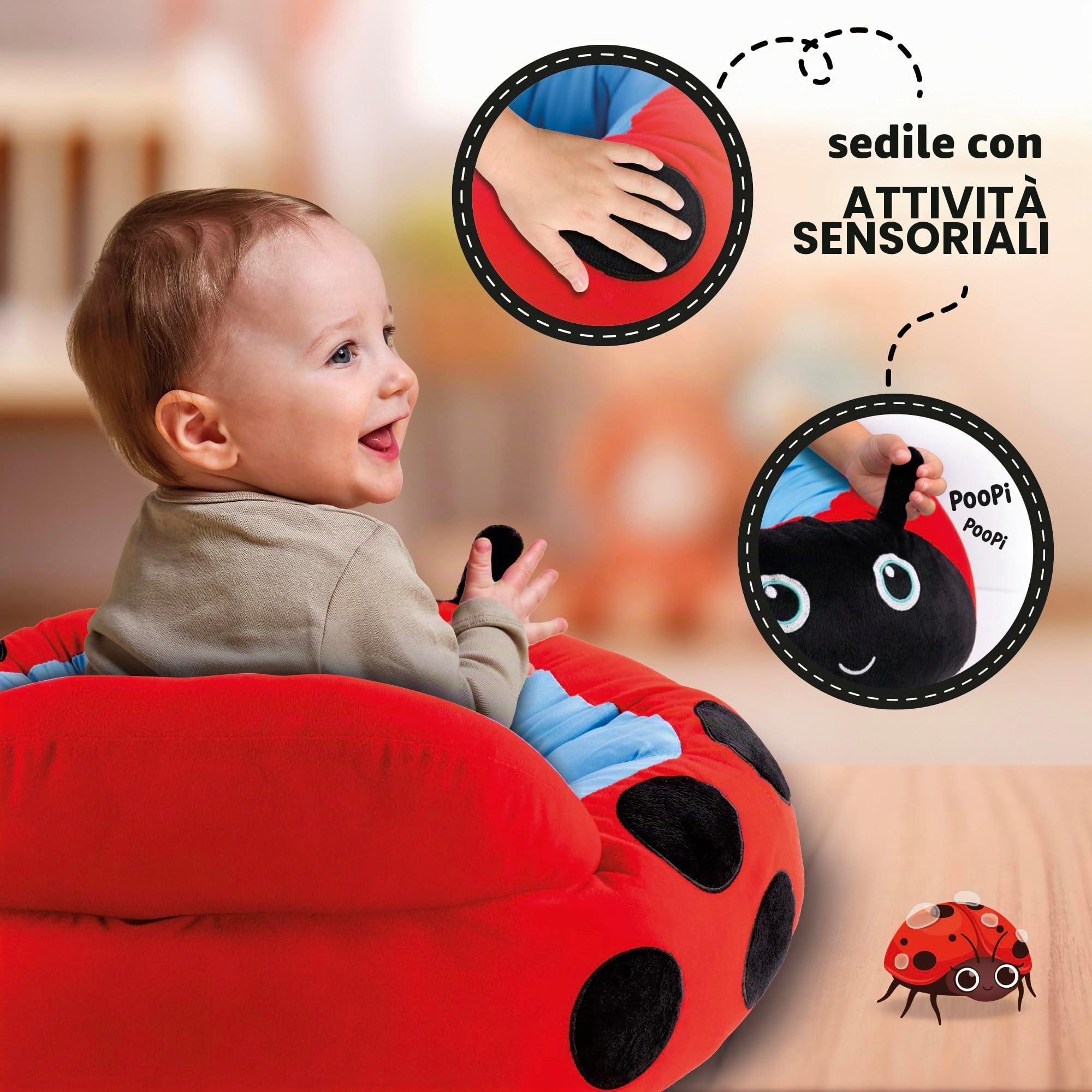 Liscianigiochi Montessori Baby my Baby Ladybug