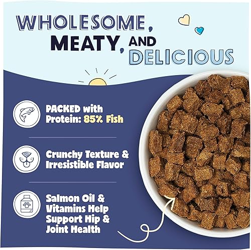 Miniatura 2 de Pawstruck Alimento natural secado al aire para perros con pescado real, sin granos, fabricado en Estados Unidos, sin OMG y recomendado por