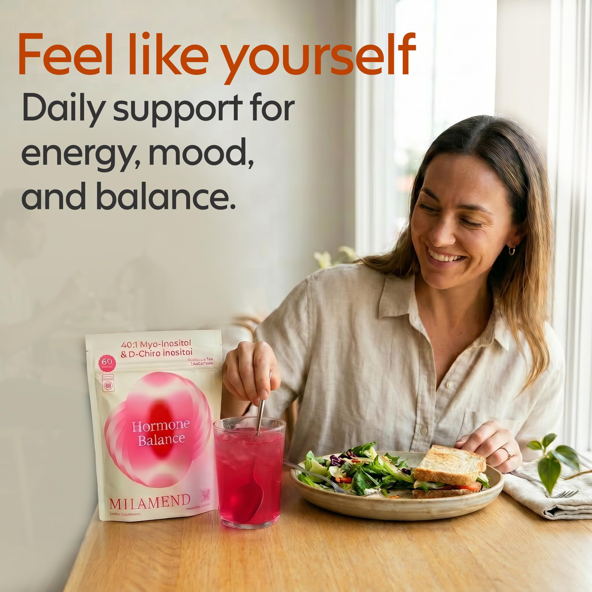 40:1 Inositol Powder Multi-Nutrient Women's Hormonal Supplement Drink Mix — Amazon image 2