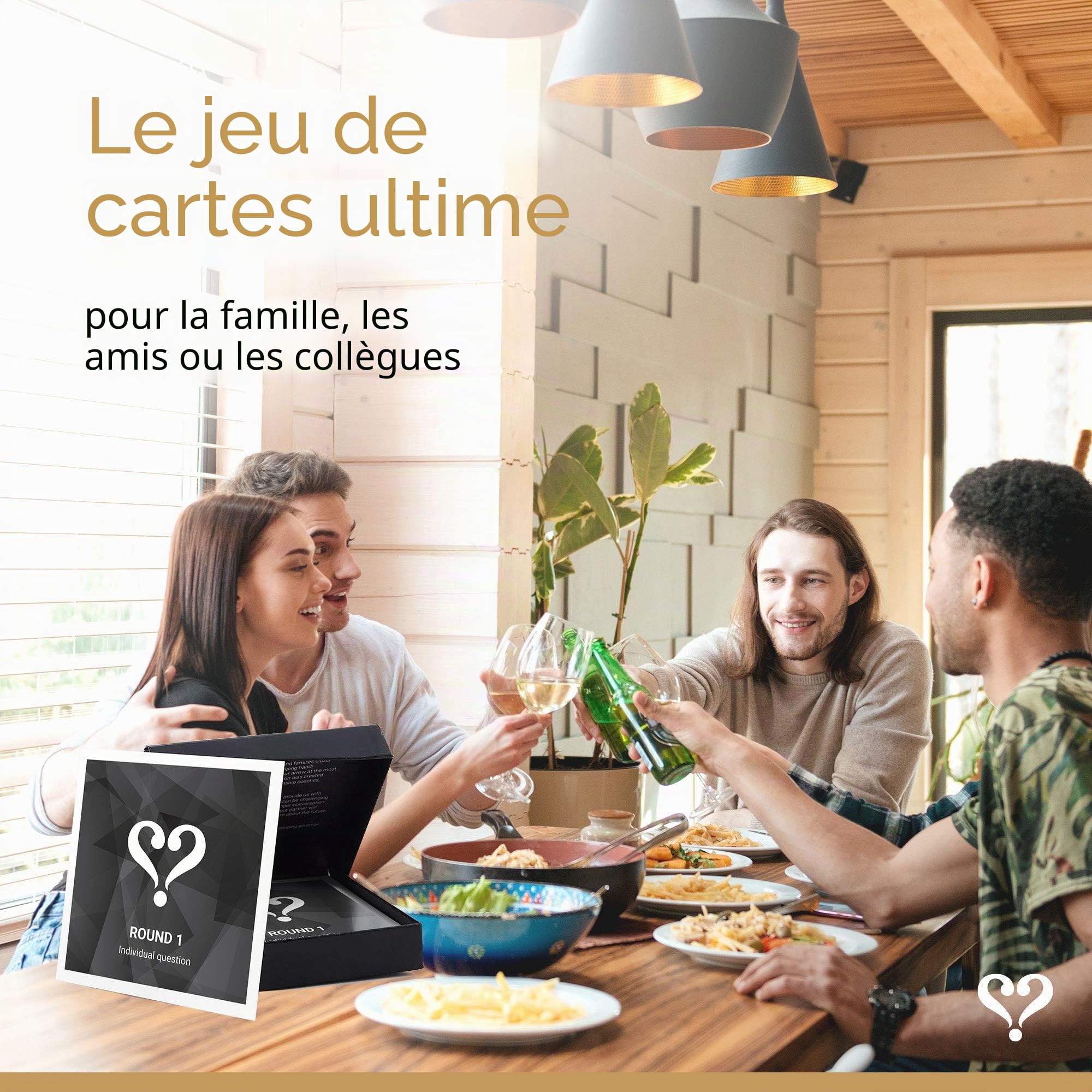Vertellis Cartes de conversation Holiday Edition - Démarreurs de conversation bien pensés et questions pour les fêtes et les rassemblements - Cartes de pleine conscience et de conversation engageantes