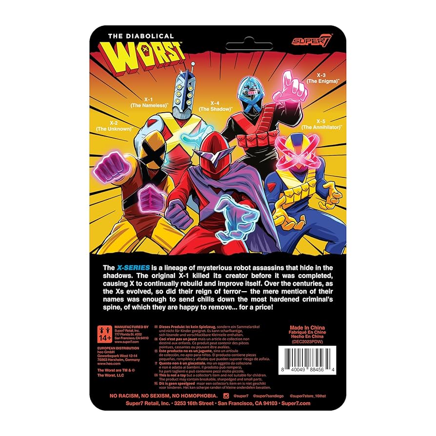 Amazon.com: Super7 The Worst X-3 (The Enigma) Mutant Team