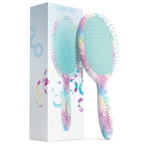 Miniatura 2 de Framar Cepillo desenredante para el cabello  FRAMAR Flowers Wet Detangler Brush
