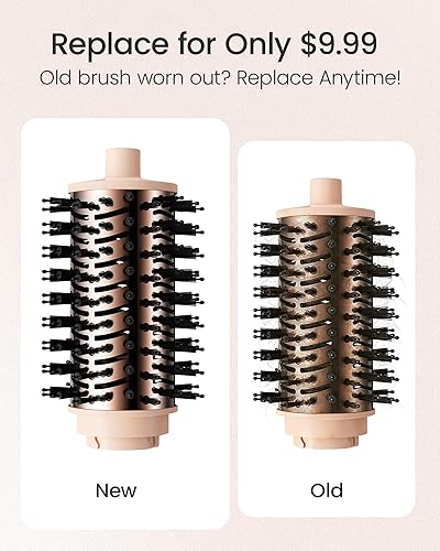 Miniatura 9 de AIMIKE HyperFlow - Cepillo secador de pelo de alta velocidad, secador de pelo de un solo paso y voluminizador, cepillo redondo de aire caliente