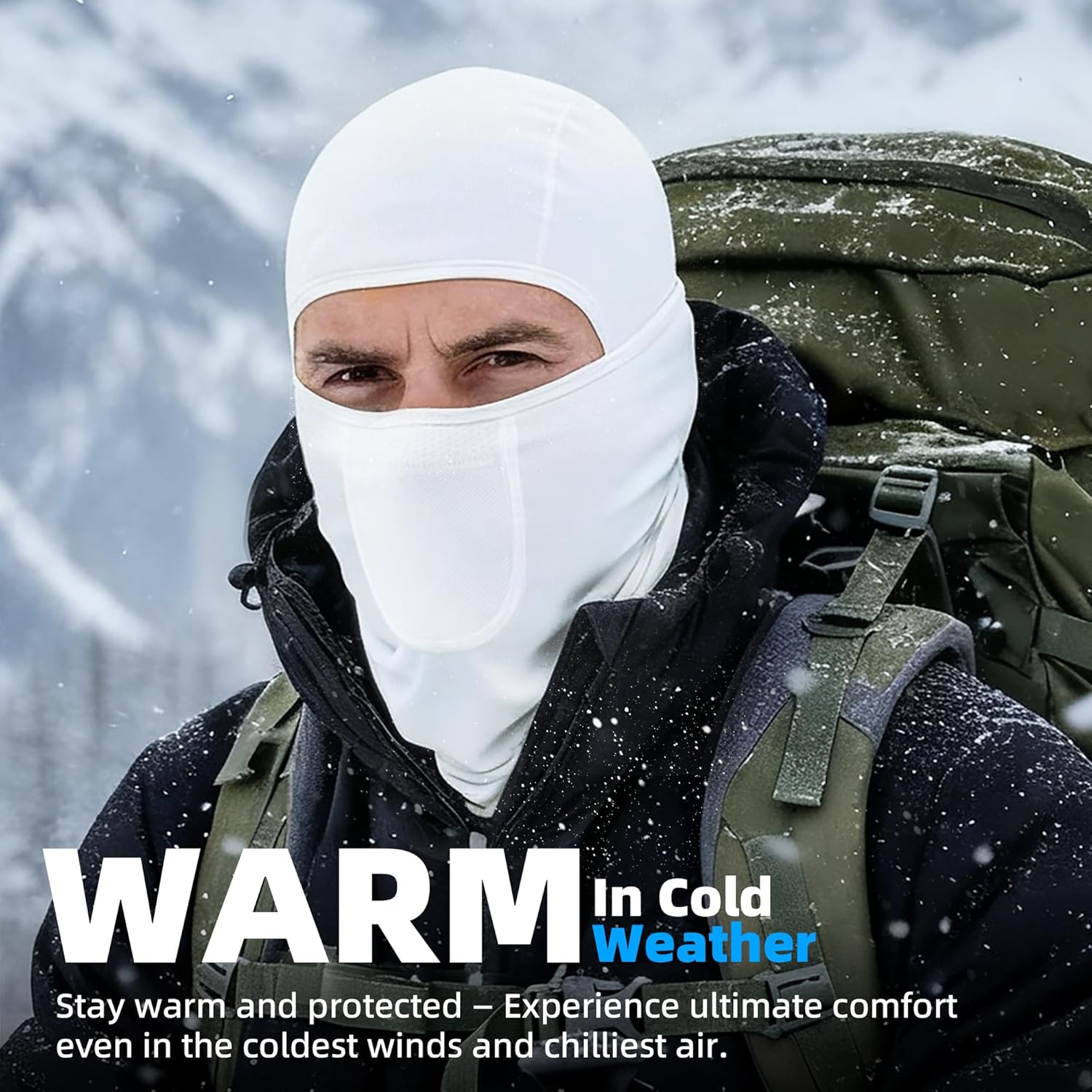 Balaclava Ski Mask for Winter Thermal Windproof Warm Face Mask for Cold Weather Outdoor Sports - Image 2