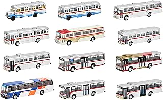 ãƒˆãƒŸãƒ¼ãƒ†ãƒƒã‚¯(TOMYTEC) The Bus Collection 323198 Bath Colle Tokyu 100th Anniversary Tokyu Bus Special, Pack of 12, Box, Diorama Supplies