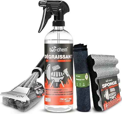 Spray nettoyant pour barbecues 0,75L + Accessoires Bio-Chem