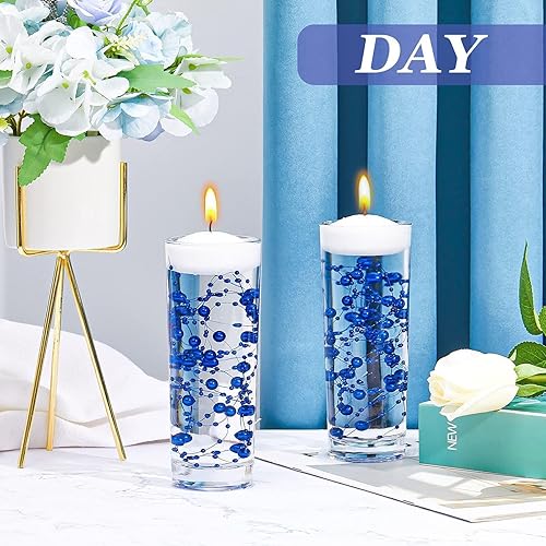 Miniatura 65 de Tondiamo 24 piezas de perlas artificiales para velas flotantes, perlas de imitación, guirnalda de decoración para jarrones, decoración de bodas