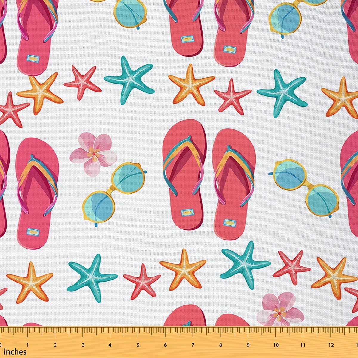 Erosebridal Hunting Animal Fabric by The Yard,Woodland Deer Bear Waterproof Outdoor Fabric,Autumn Rustic Plants Maple Cabin Upholstery and Home Accents,Patchwork Wildlife DIY Art Decor,10 Yards