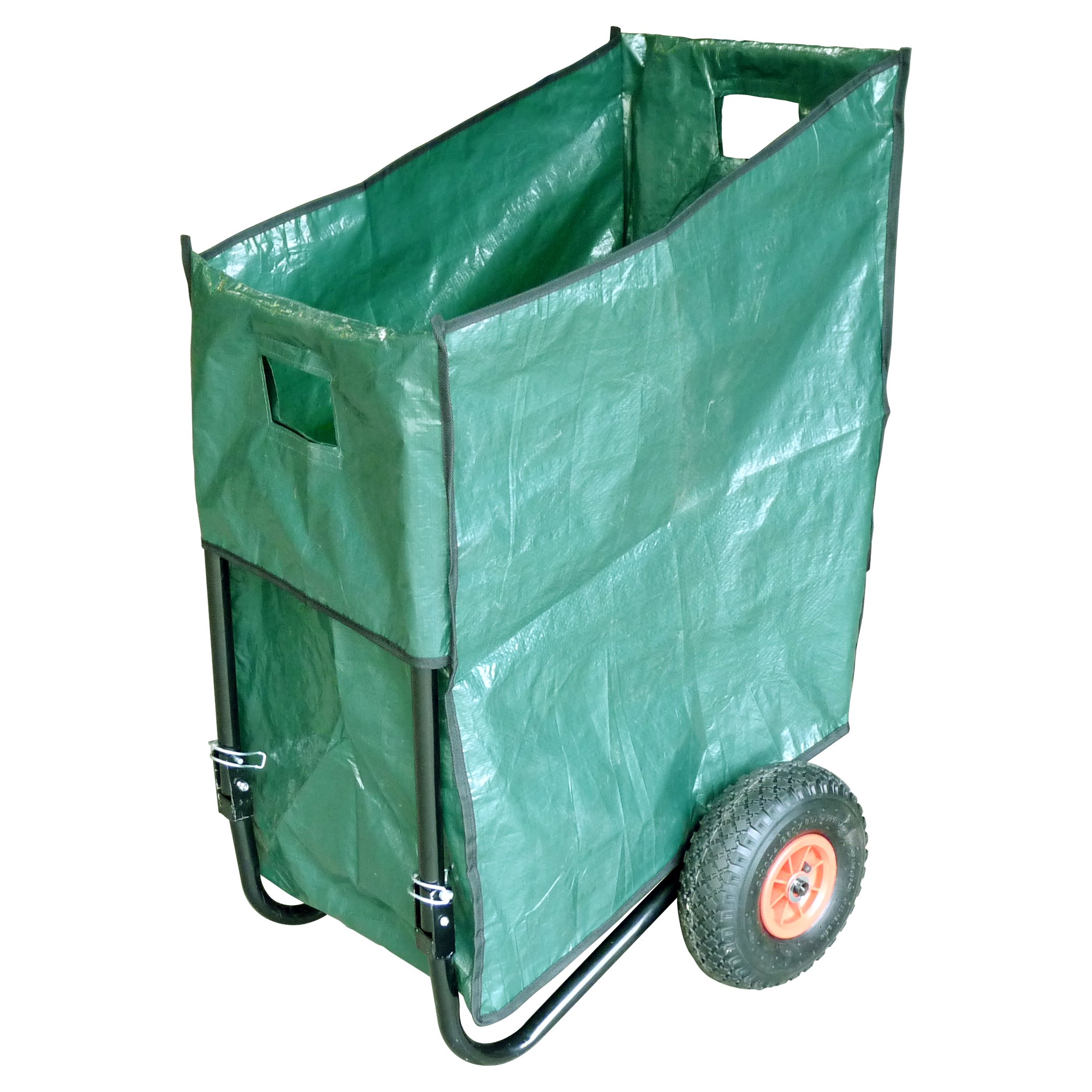 Mundus 33147 Poubelle de Jardin sur Roue Vert 62 x 62 x 92 cm