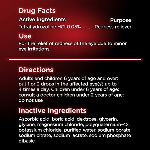 Miniatura 7 de Visine Red Eye Comfort - Gotas para aliviar el enrojecimiento para ayudar a aliviar los ojos rojos debido a irritaciones menores en los ojos