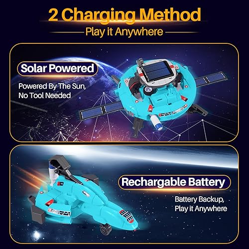 Miniatura 10 de Proyectos STEM para niños de 8 a 12 años kits científicos para niños juguetes espaciales de robot solar regalos para adolescentes de 8 a 14 años 120