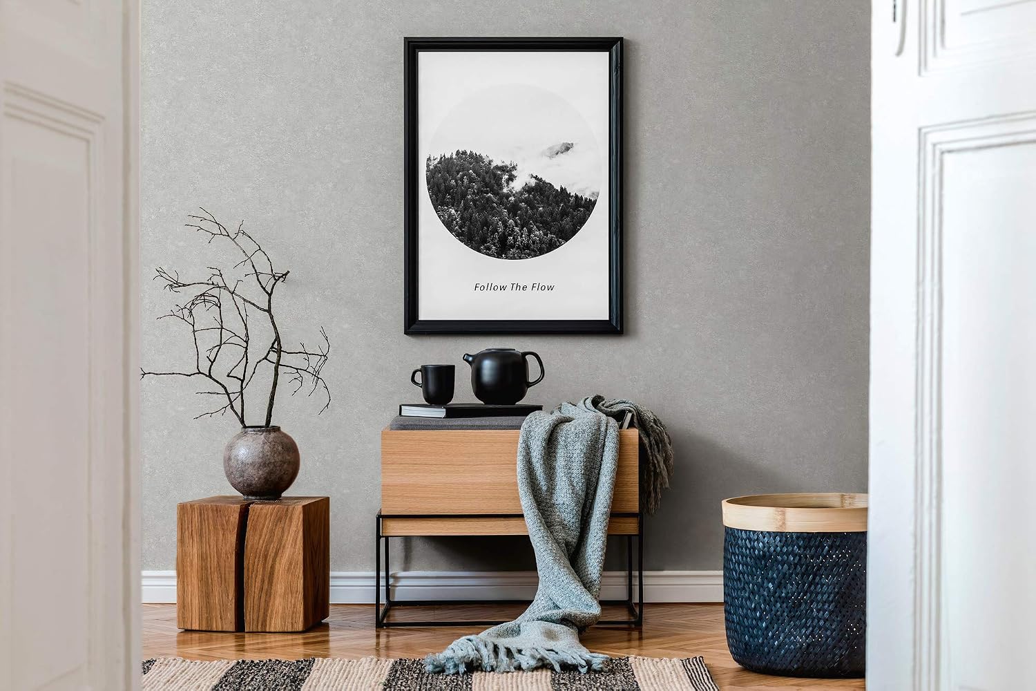 Livingwalls Rini Taupe Distressed Wallpaper