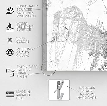 Amazon.com: The Oliver Gal Artist Co. Fashion and Glam 牆面藝術